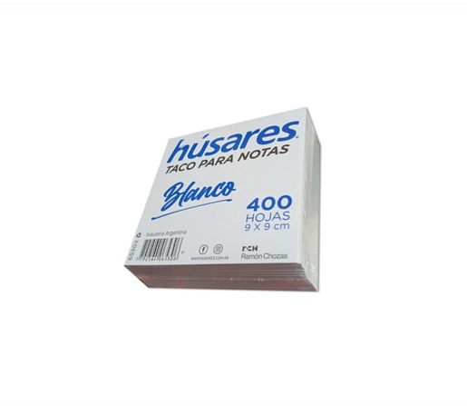 TACO 9X9 HUSARES BLANCO 400H